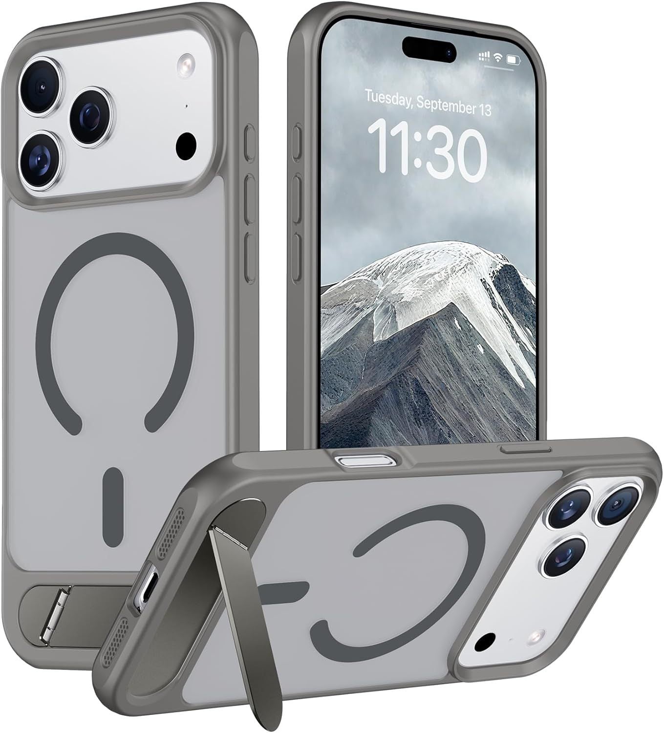 Translucent Matte Compatible with MagSafe Case for iPhone