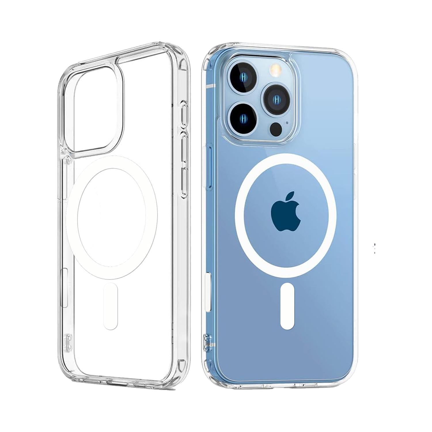 Transparent Compatible with MagSafe Case for iPhone