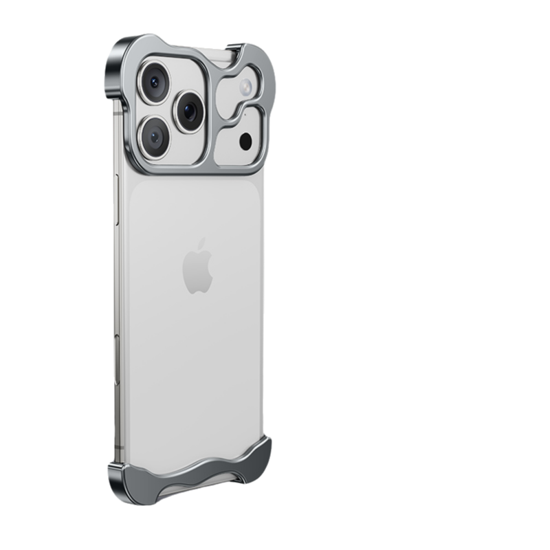 Minimal Metal Frameless Case for iPhone