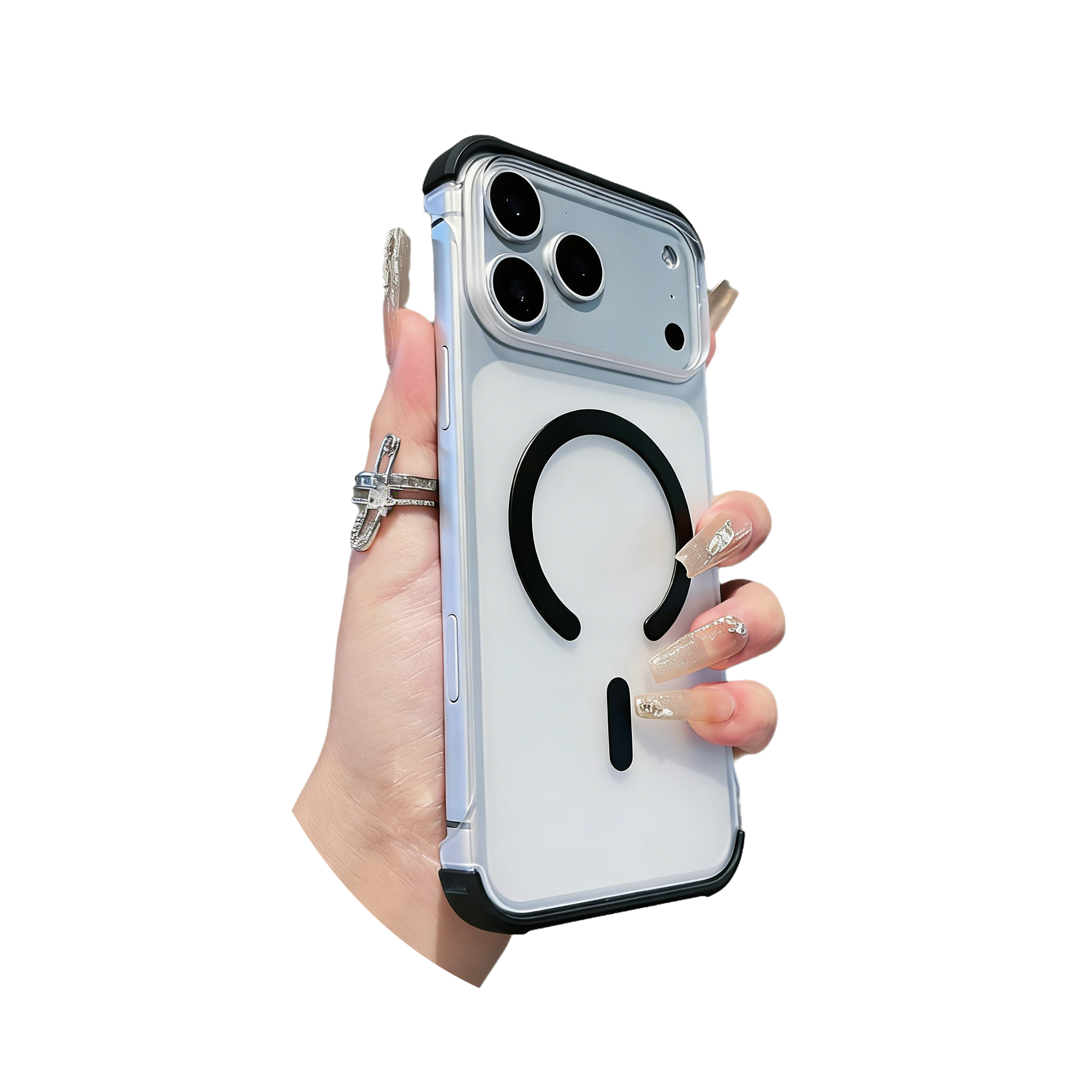 Frameless Compatible with Magsafe Case for iPhone