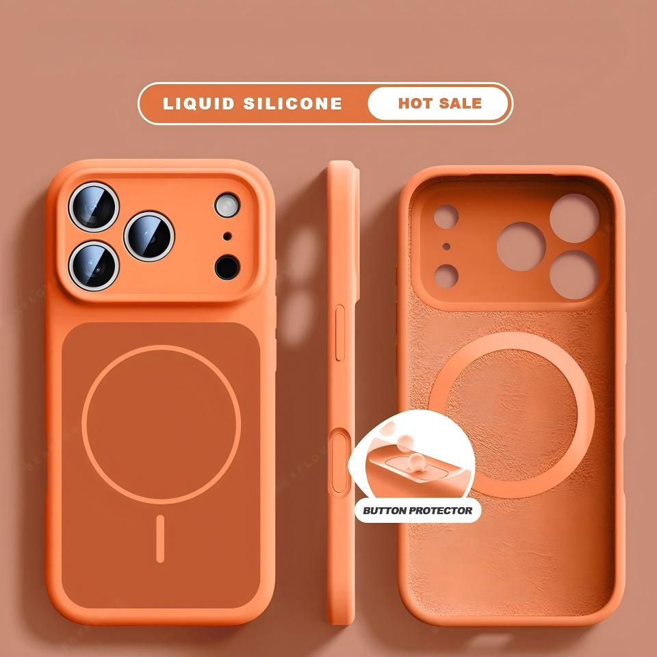 Liquid Silicone Compatible with Magsafe Case for iPhone