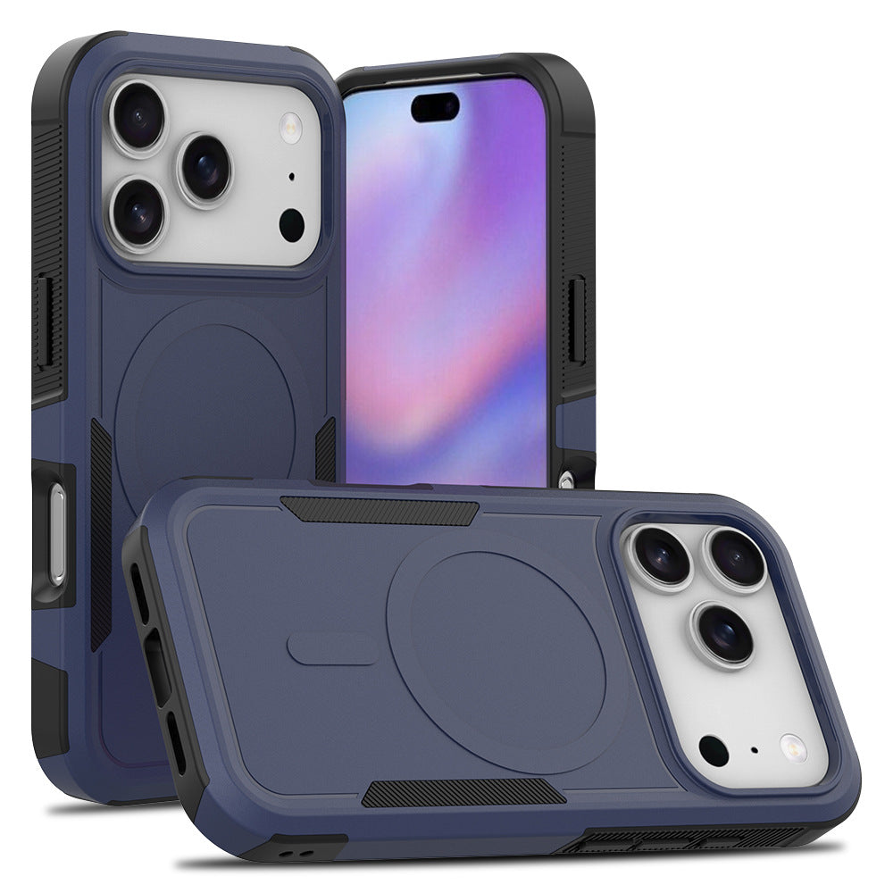 Heavy Duty Case for iPhone,Sliding Camera Cover with Rotate Ring Kickstand