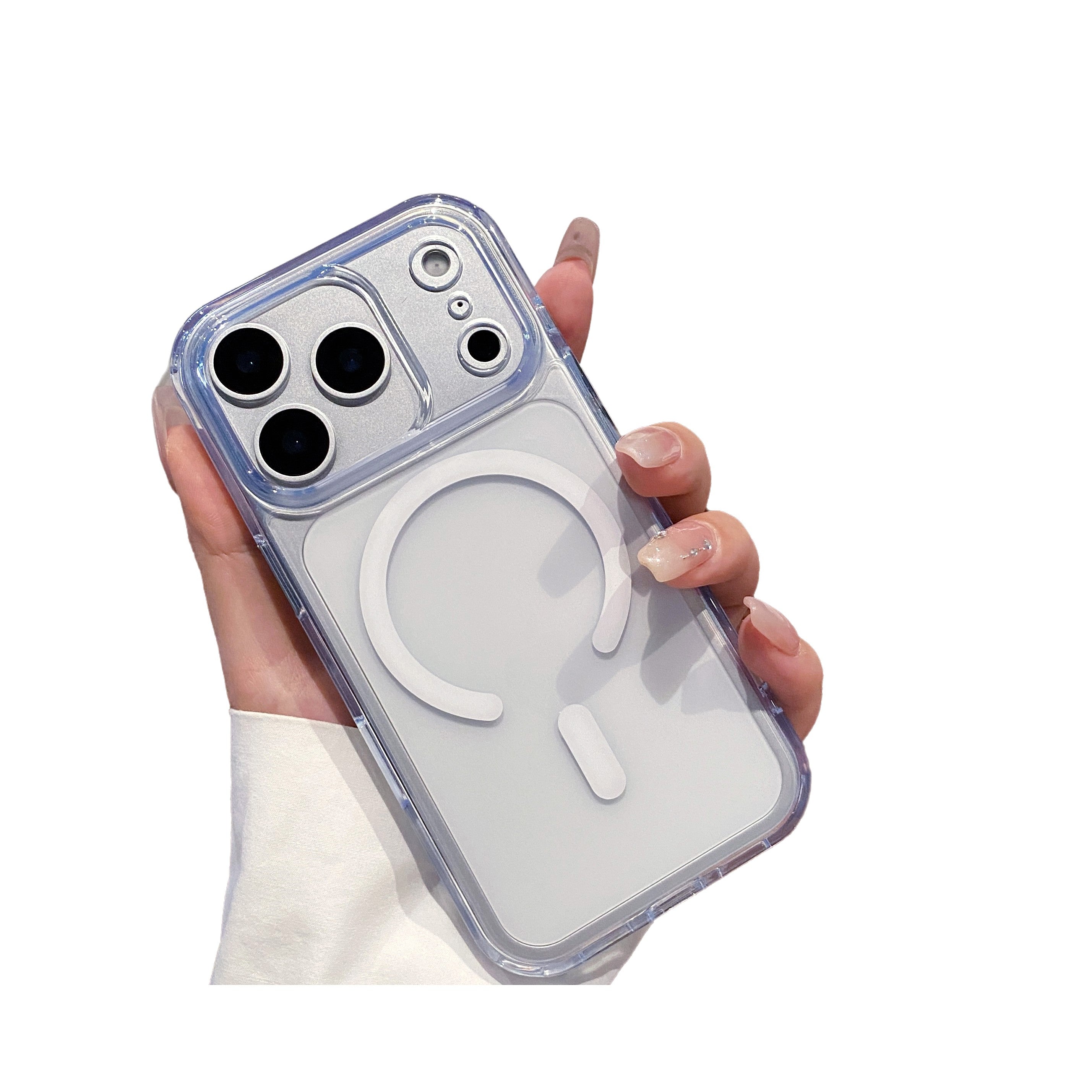 Transparent Compatible with MagSafe Case for iPhone