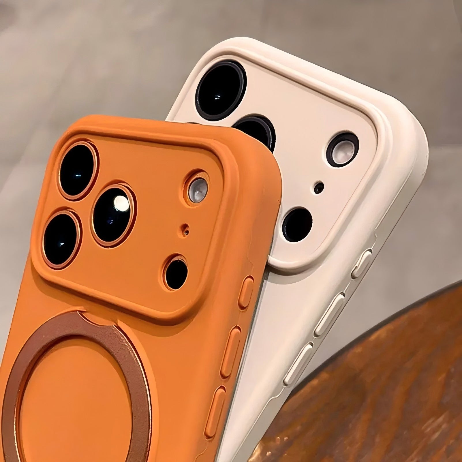 Wrist Strap,Metal Holder Kickstand,Liquid Silicone Compatible with Magsafe Case for iPhone