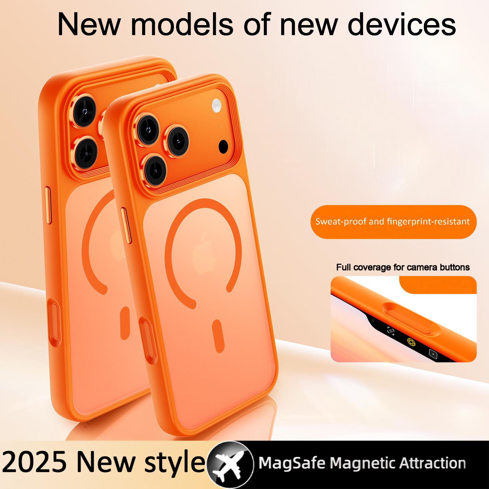 Bumper Translucent Matte Compatible with MagSafe Case for iPhone