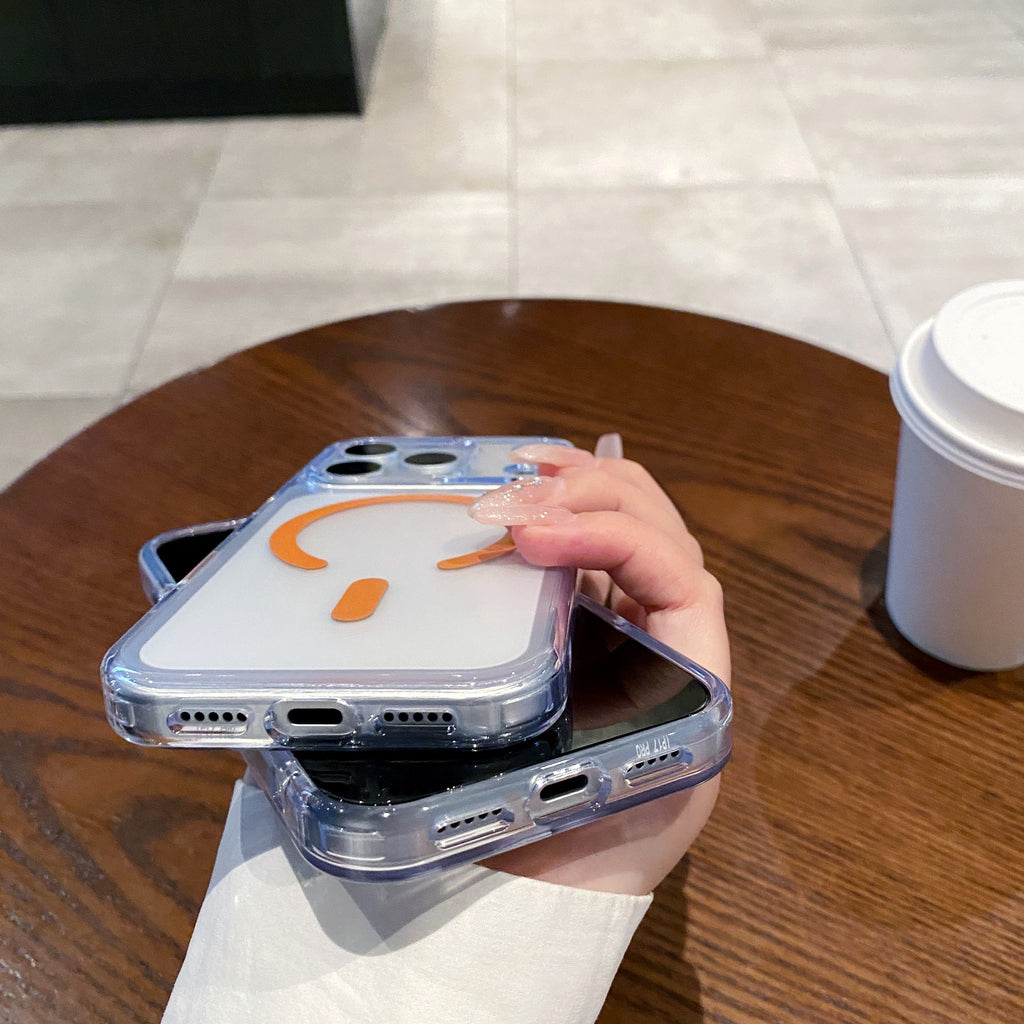 Transparent Compatible with MagSafe Case for iPhone