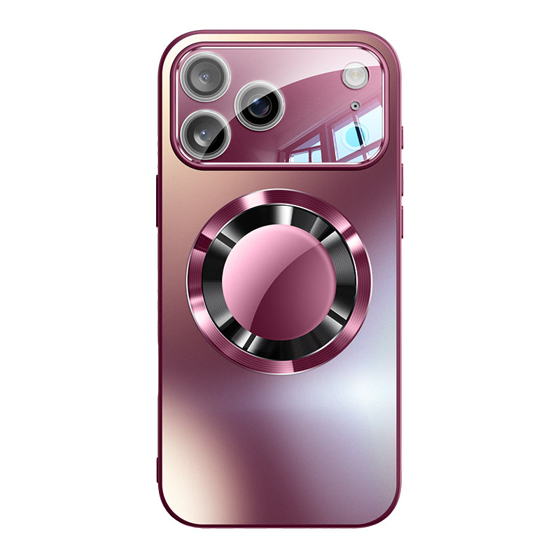 Camera Lens Protector Logo View Case for iPhone,Compatible with MagSafe