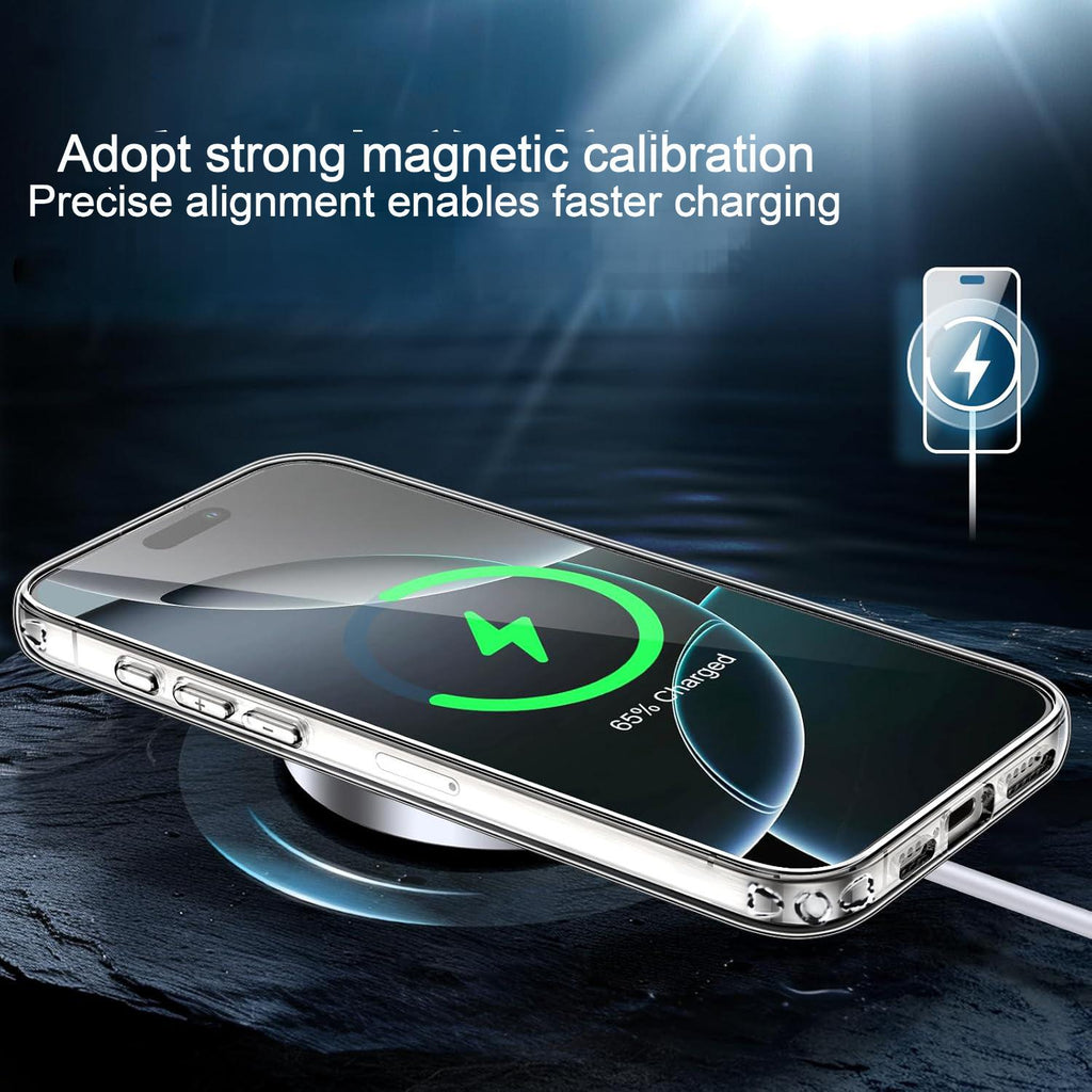 Transparent Compatible with MagSafe Case for iPhone