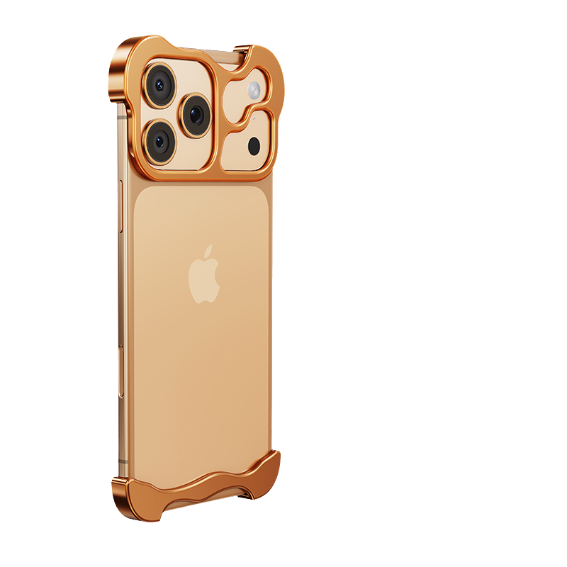 Minimal Metal Frameless Case for iPhone