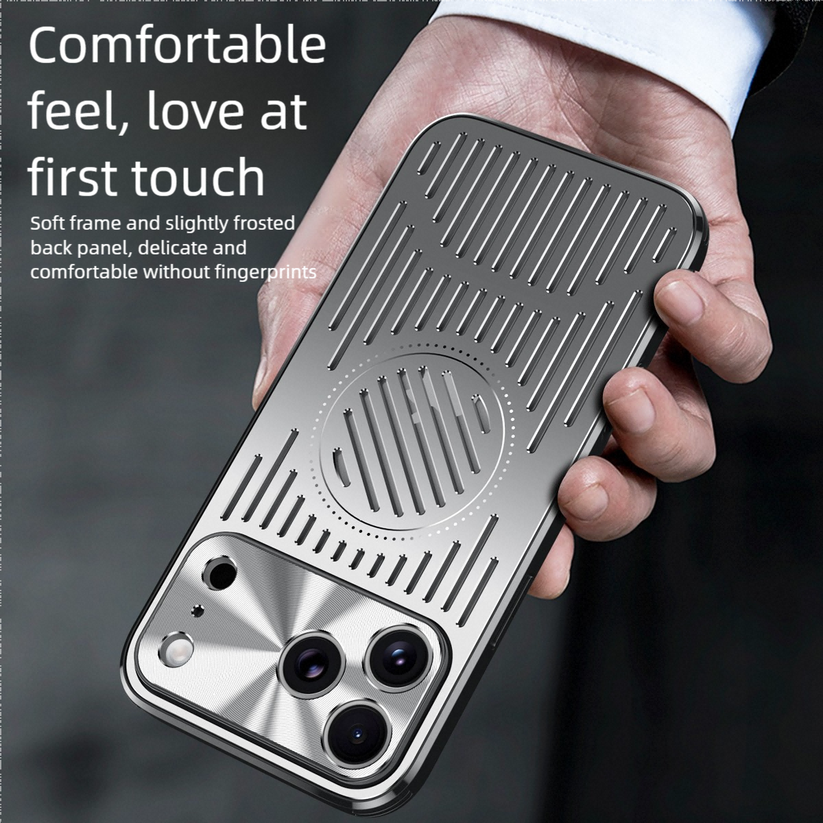 Aluminum Alloy Heat Dissipation Case for iPhone |Compatible with MagSafe