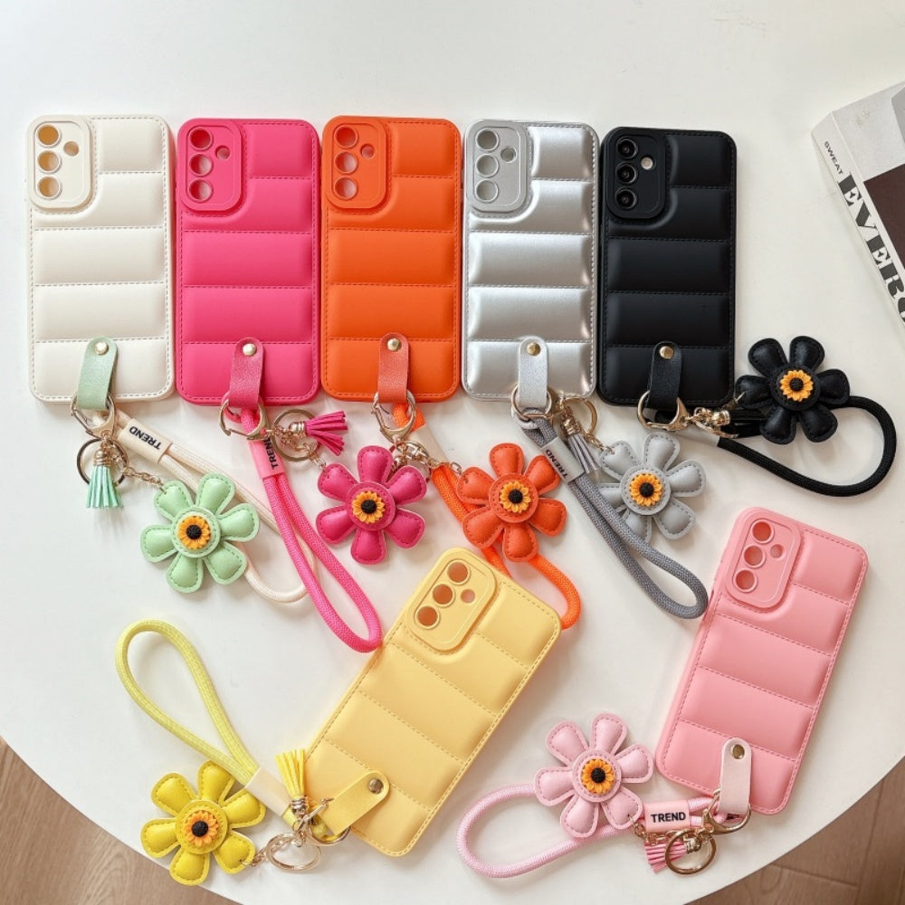 Wrist Strap,Liquid Silicone Case for iPhone