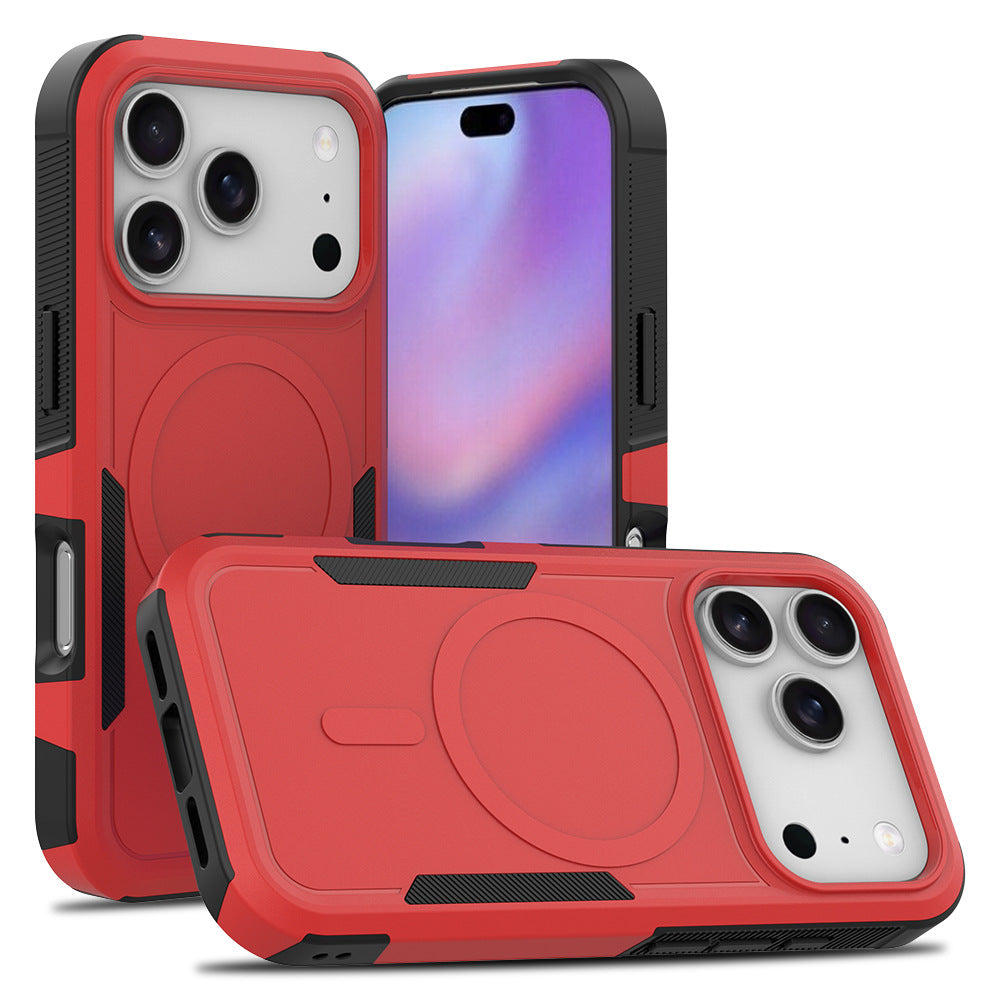 Heavy Duty Case for iPhone,Sliding Camera Cover with Rotate Ring Kickstand