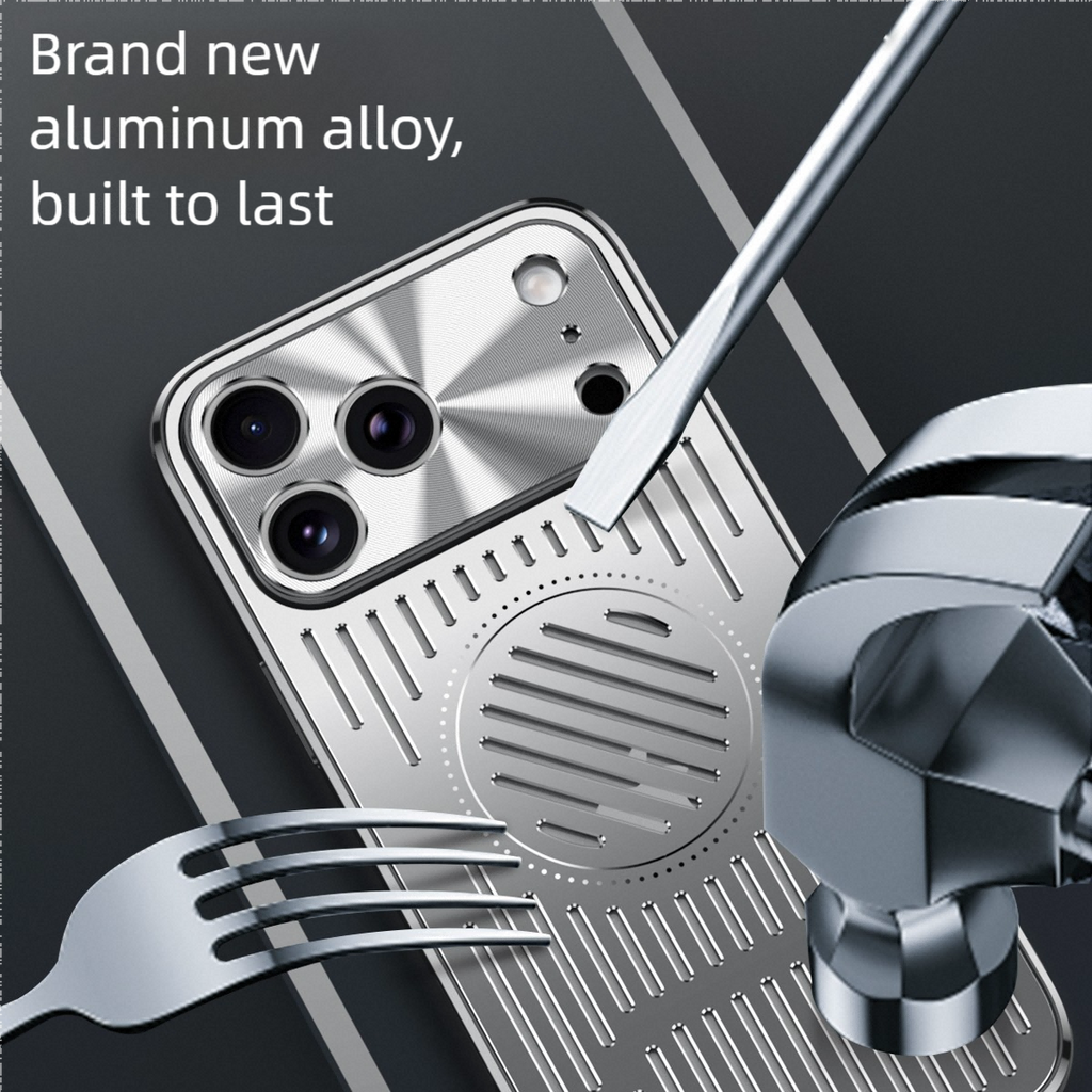 Aluminum Alloy Heat Dissipation Case for iPhone |Compatible with MagSafe