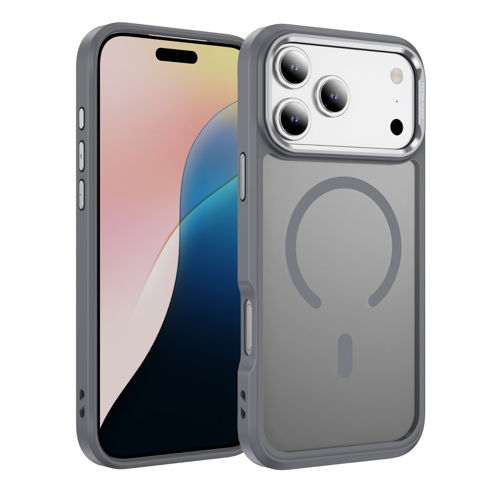 Translucent Matte Compatible with MagSafe Case for iPhone