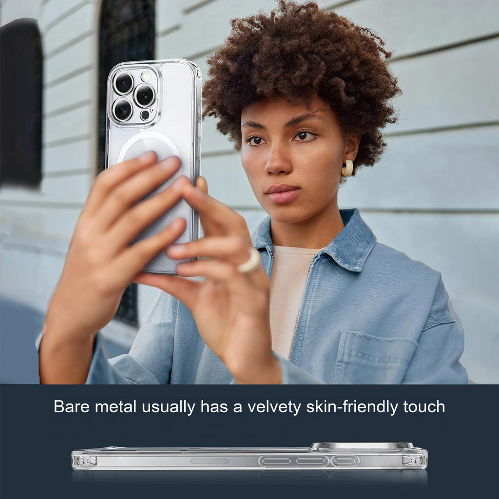 Transparent Compatible with MagSafe Case for iPhone