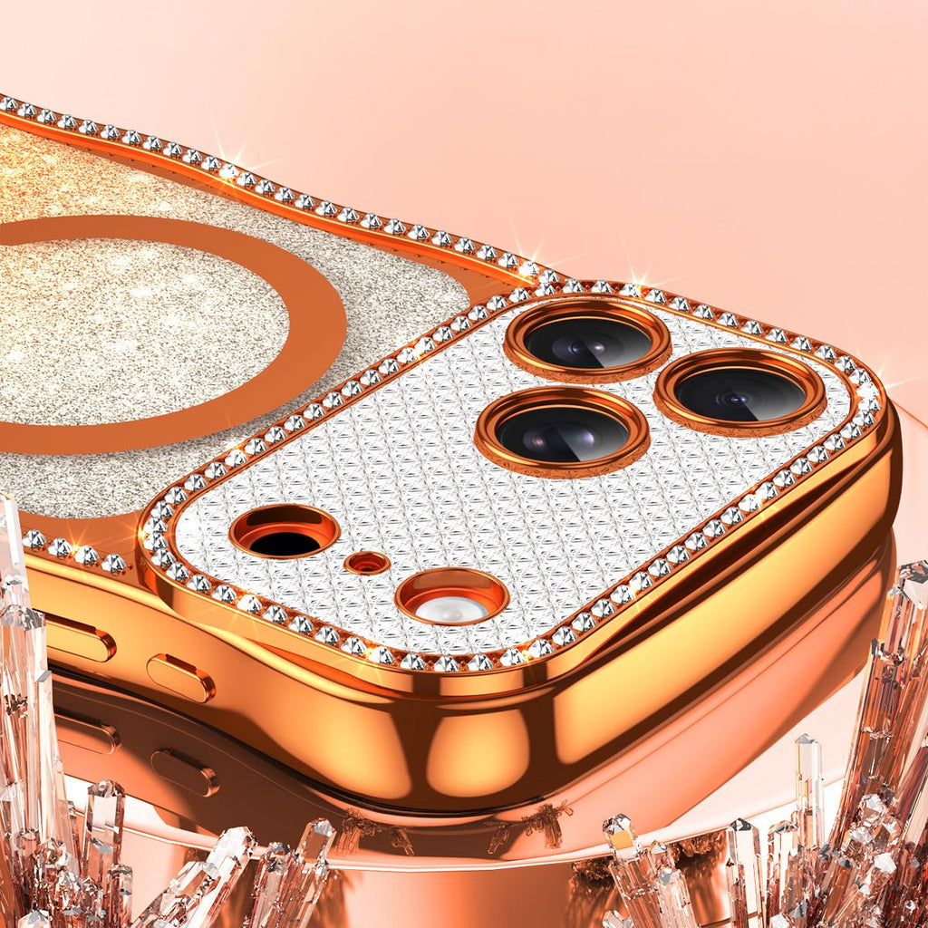 Glitter Diamond Compatible with Magsafe Case for iPhone