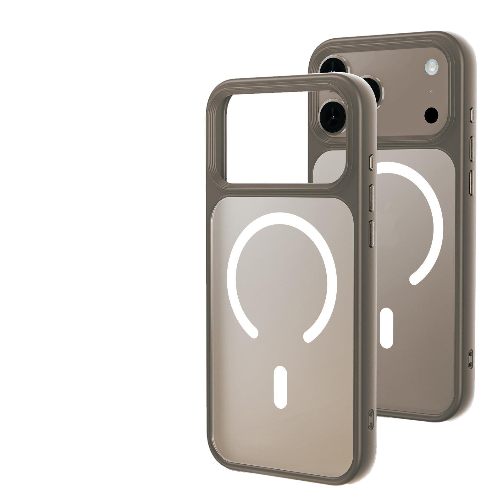 Bumper Translucent Matte Compatible with MagSafe Case for iPhone