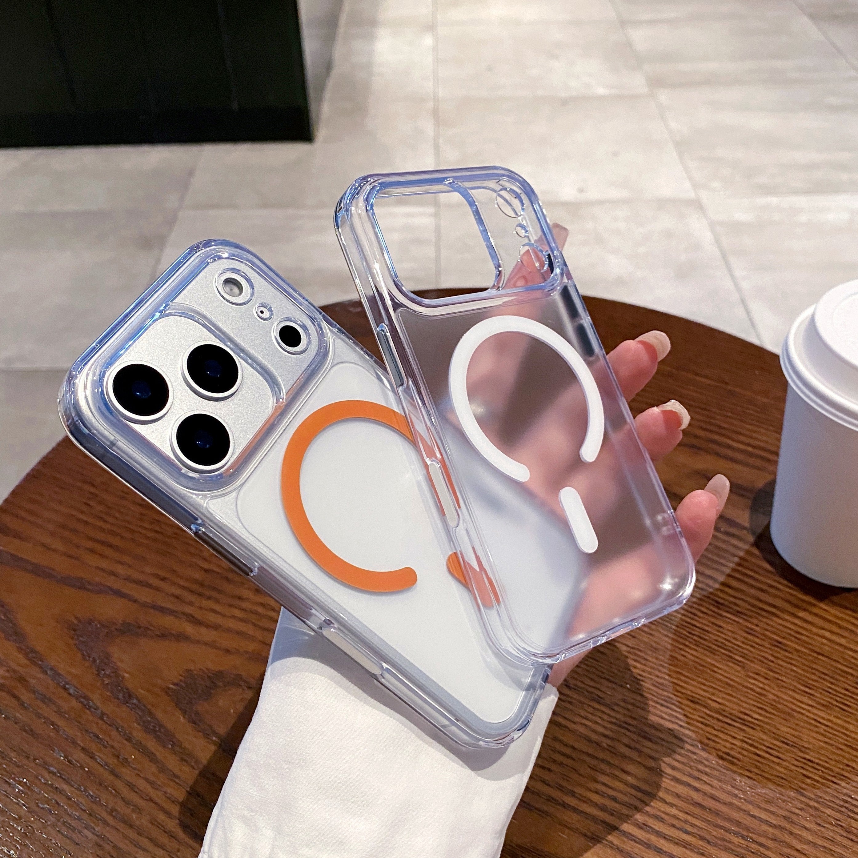 Transparent Compatible with MagSafe Case for iPhone