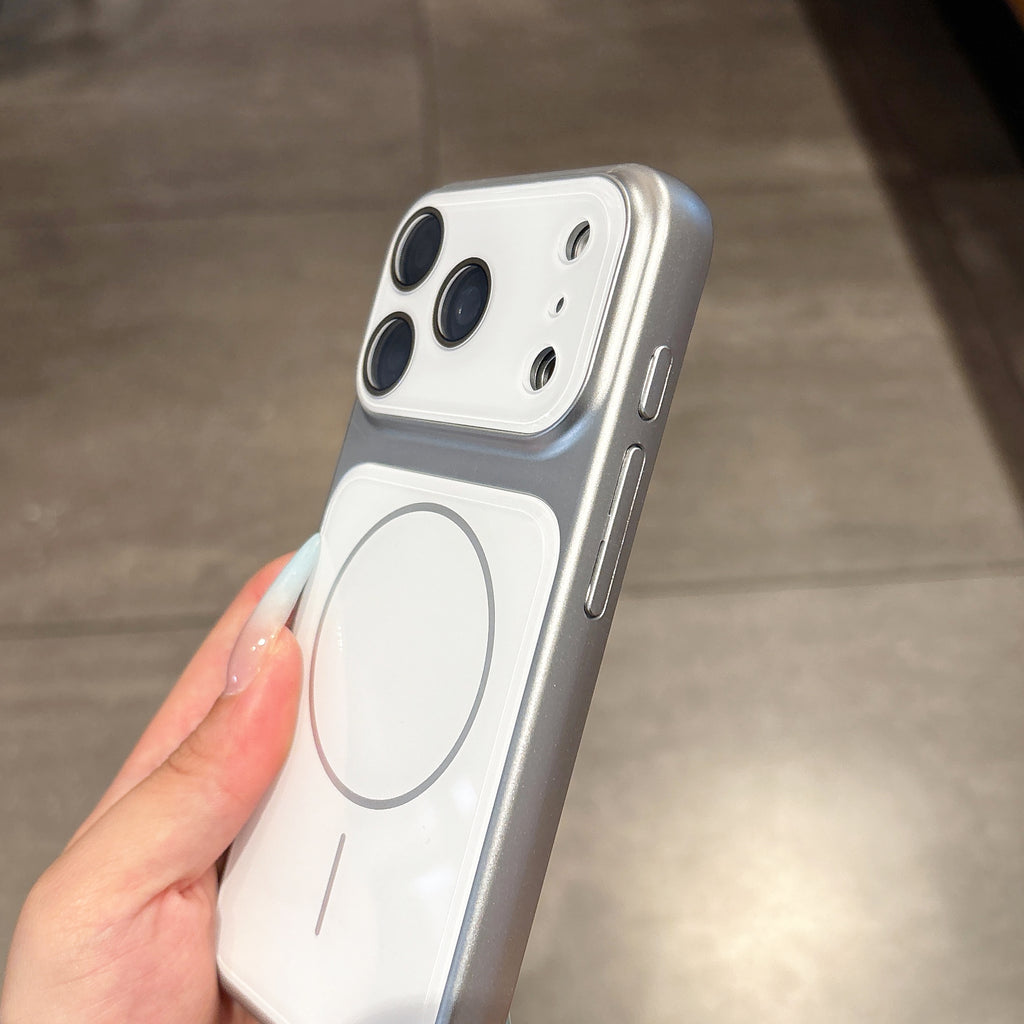 Matte Frame Compatible with MagSafe Case for iPhone