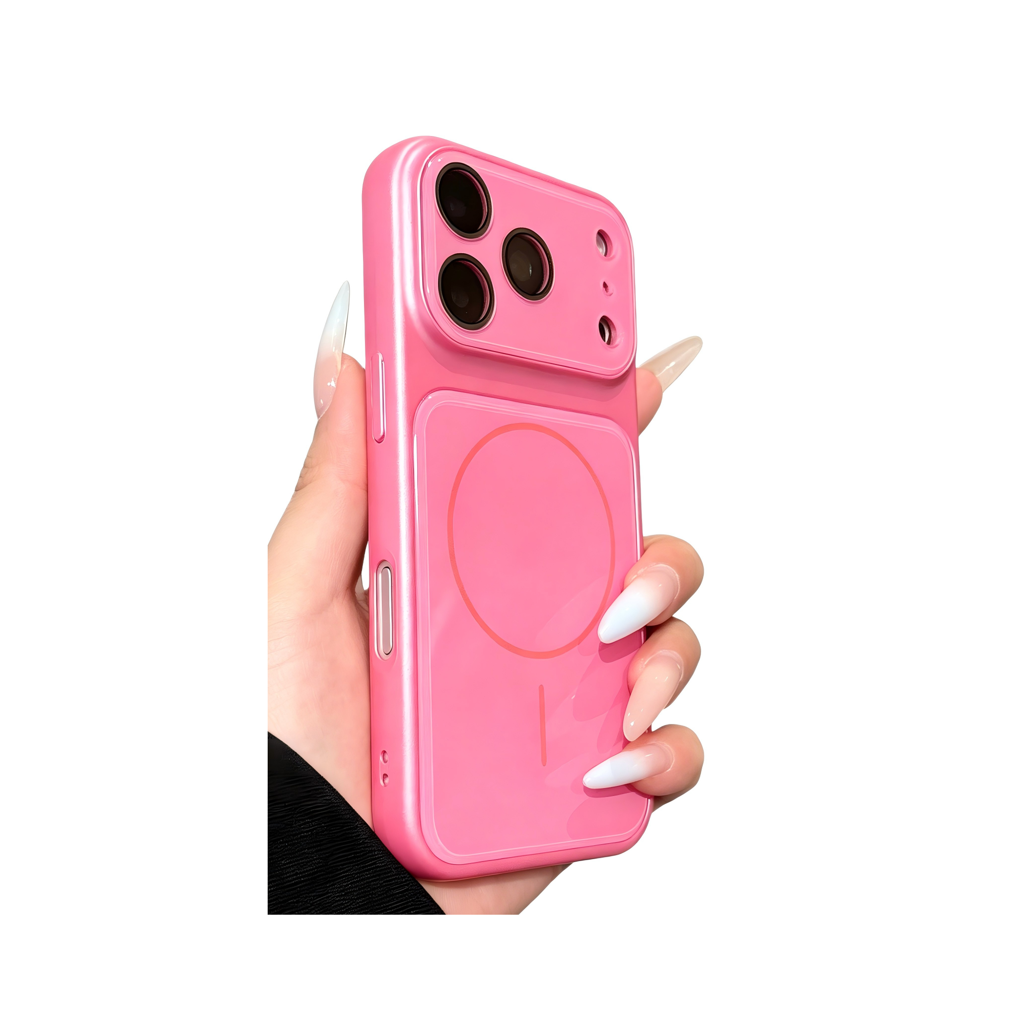 Matte Frame Compatible with MagSafe Case for iPhone