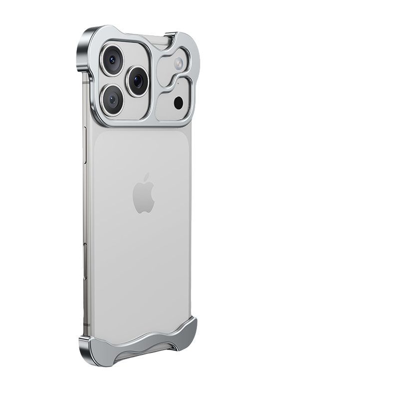 Minimal Metal Frameless Case for iPhone