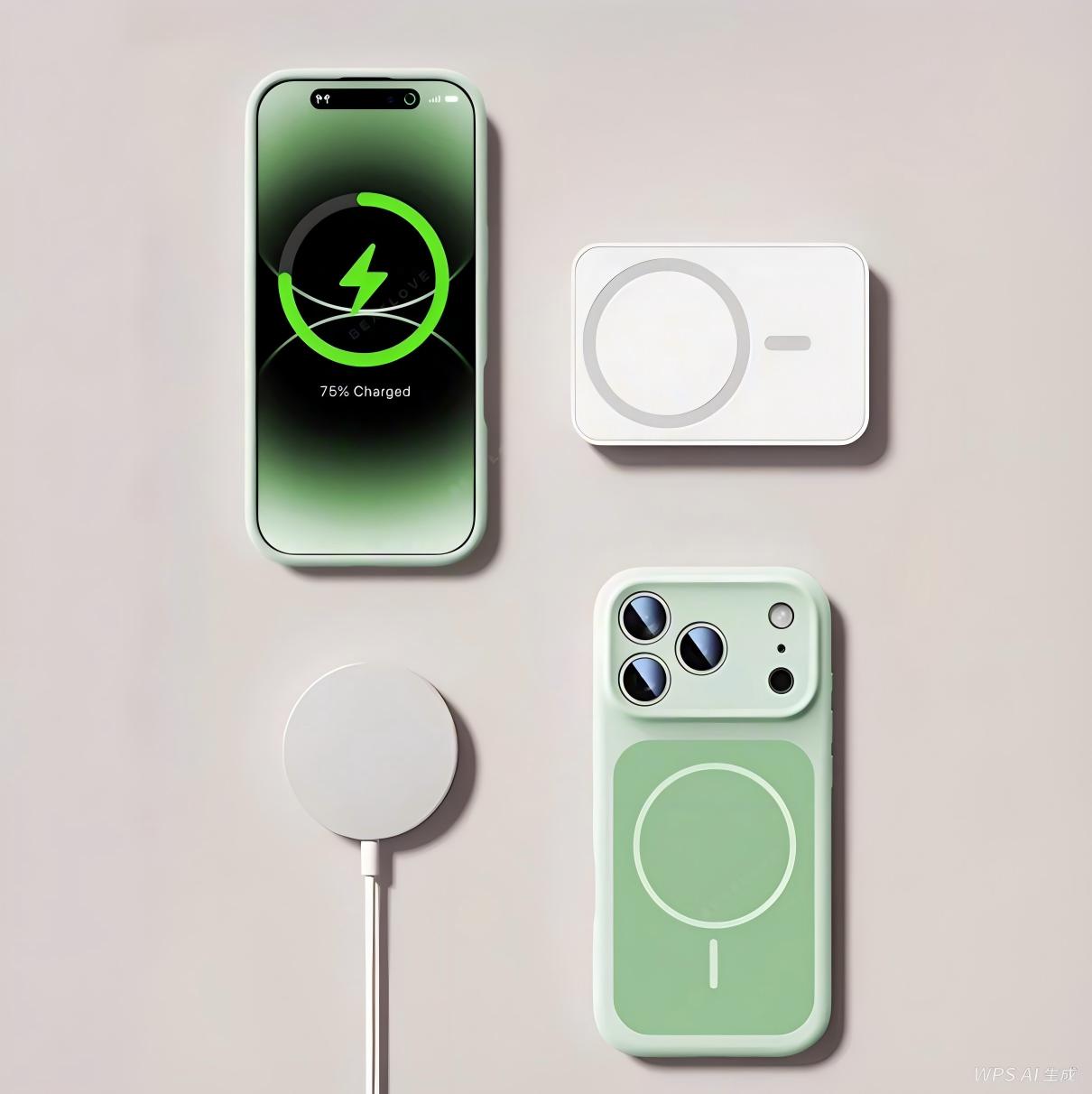 Liquid Silicone Compatible with Magsafe Case for iPhone