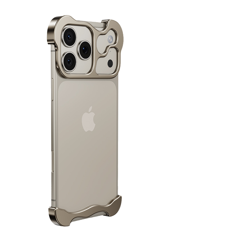 Minimal Metal Frameless Case for iPhone