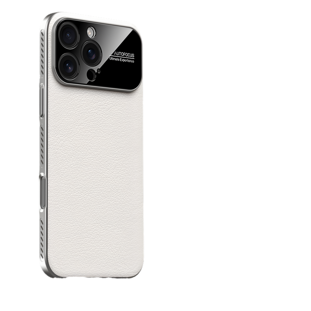 Leather Texture Case for iPhone,Breathable Bumper with Efficient Heat Dissipation