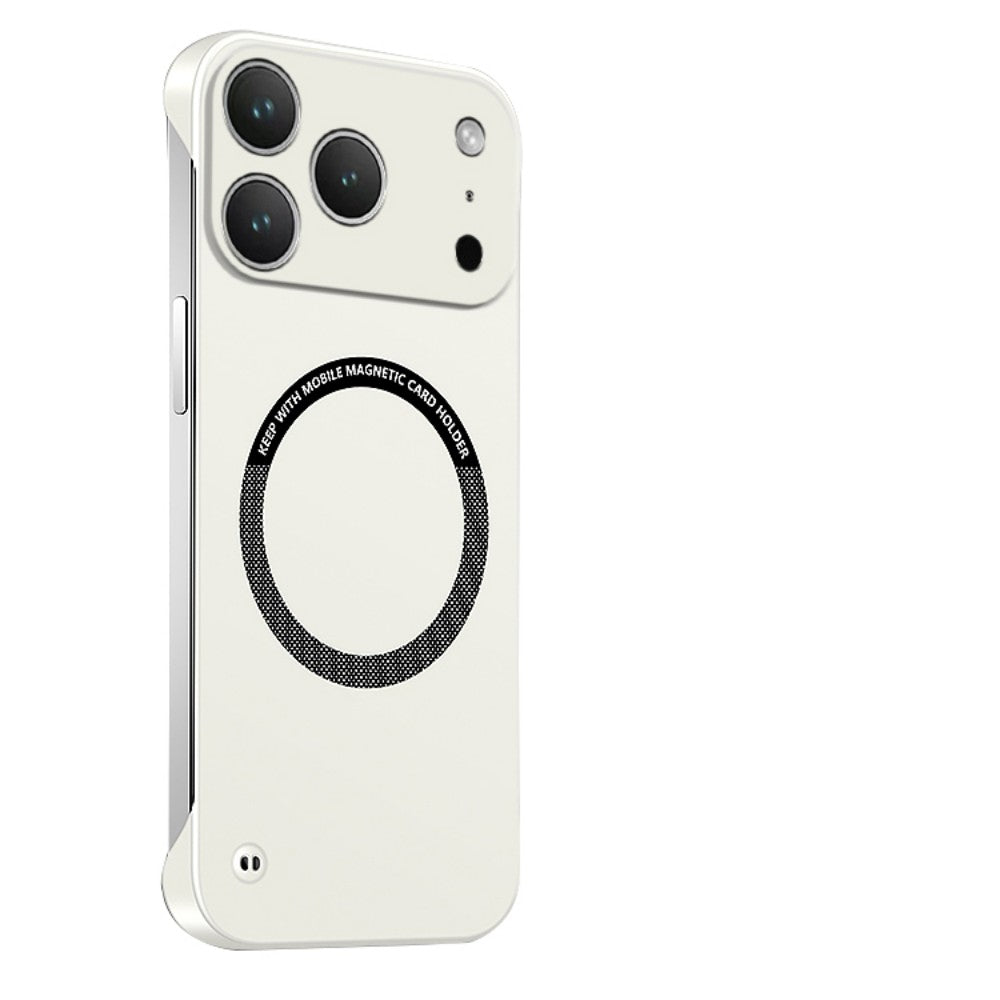 Frameless Case for iPhone,Compatible with MagSafe,Camera Lens Protection