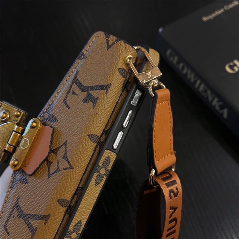 Vintage PU Leather,Metal Magnetic Clasp Wallet,Credit Card Holder Slots Case for iPhone