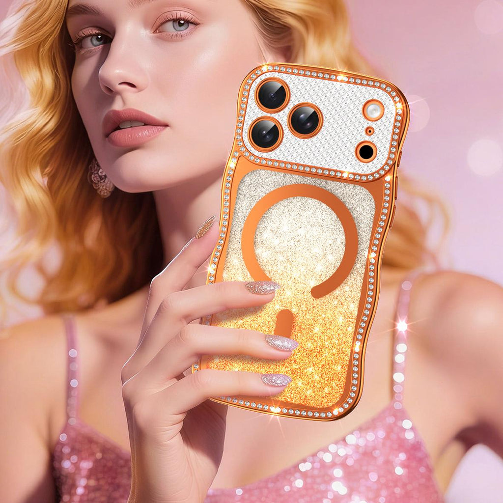 Glitter Diamond Compatible with Magsafe Case for iPhone