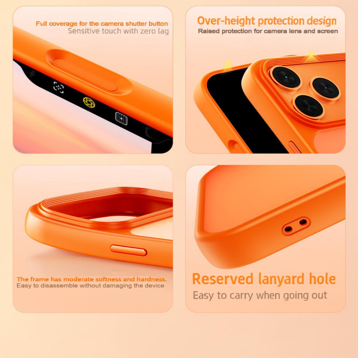 Bumper Translucent Matte Compatible with MagSafe Case for iPhone