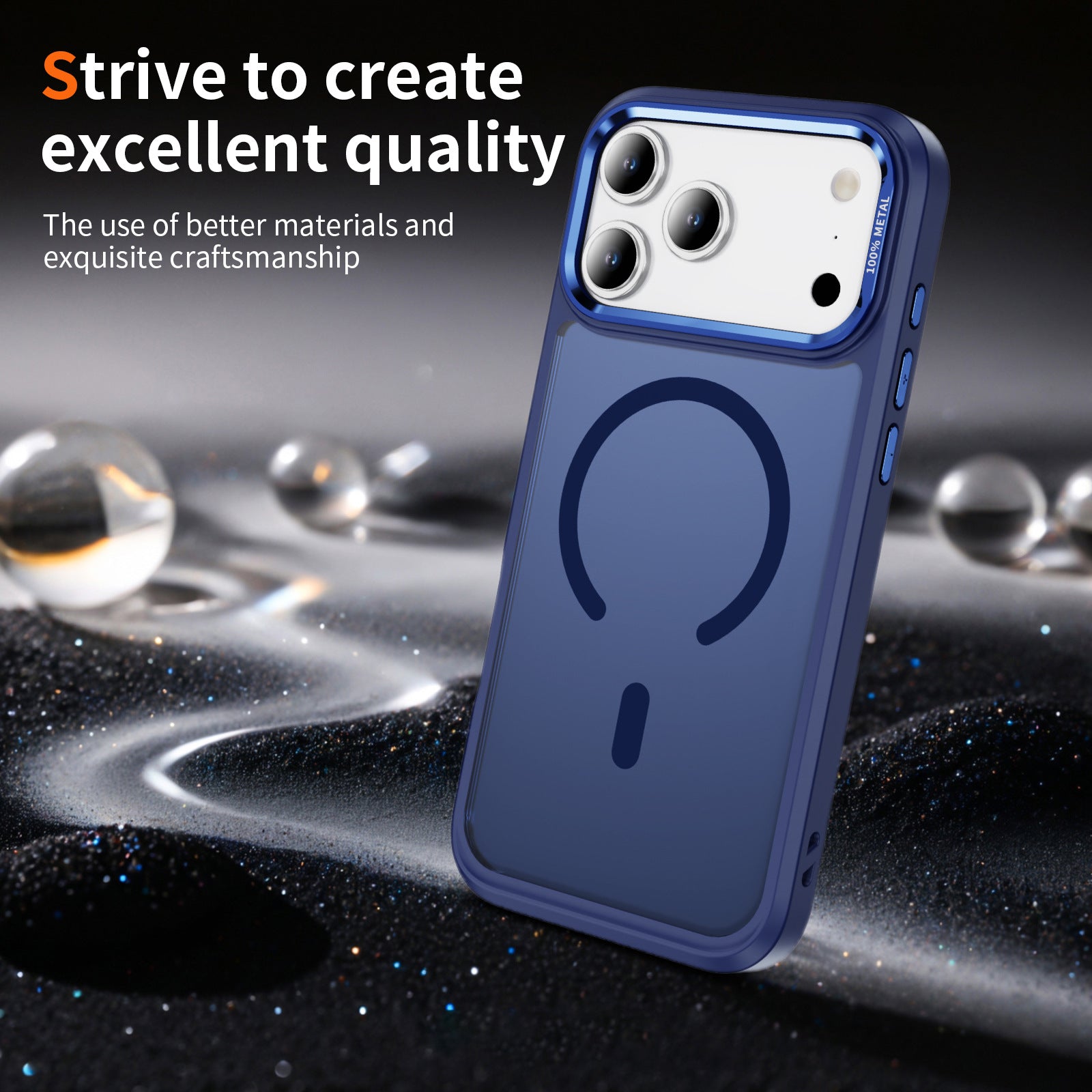 Translucent Matte Compatible with MagSafe Case for iPhone