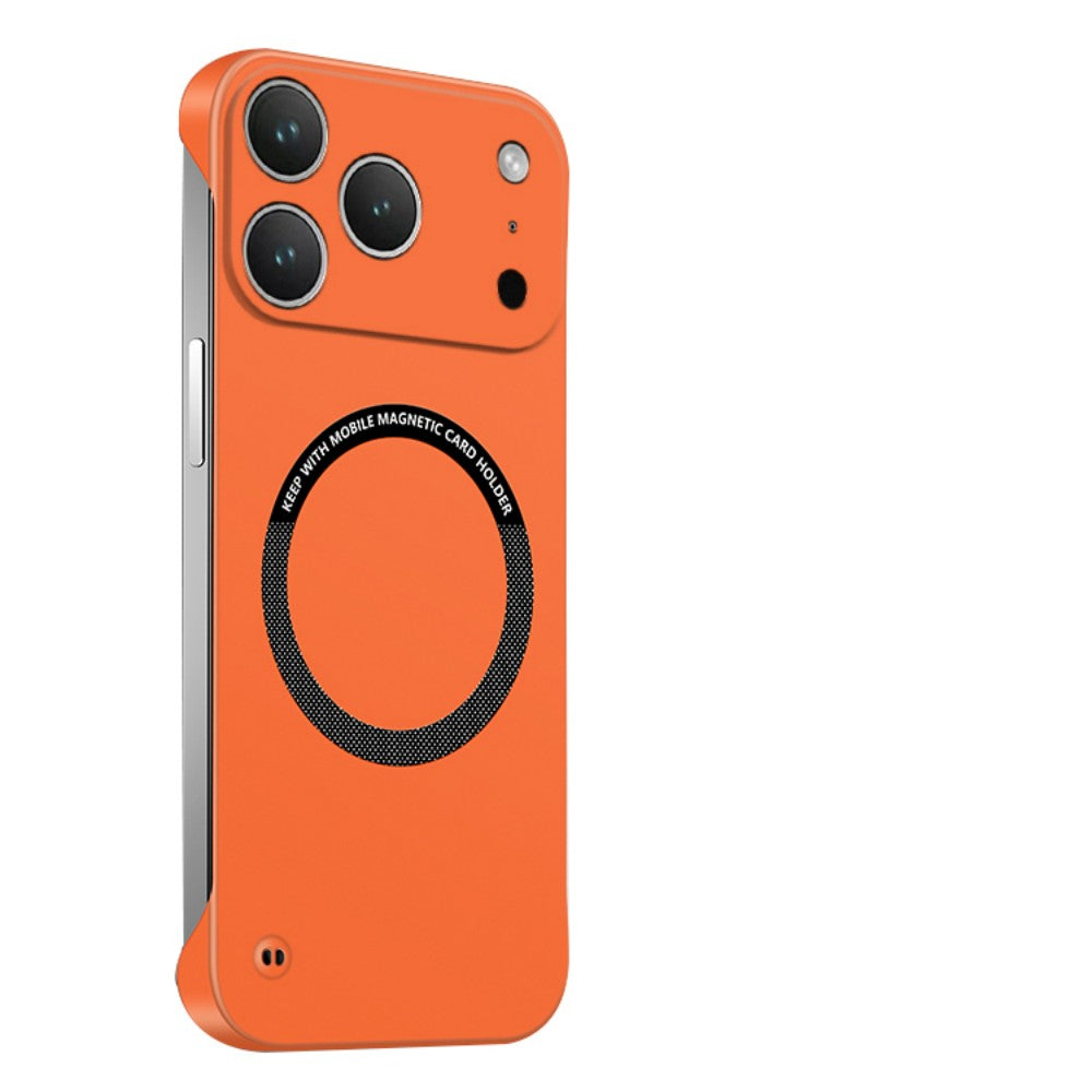 Frameless Case for iPhone,Compatible with MagSafe,Camera Lens Protection