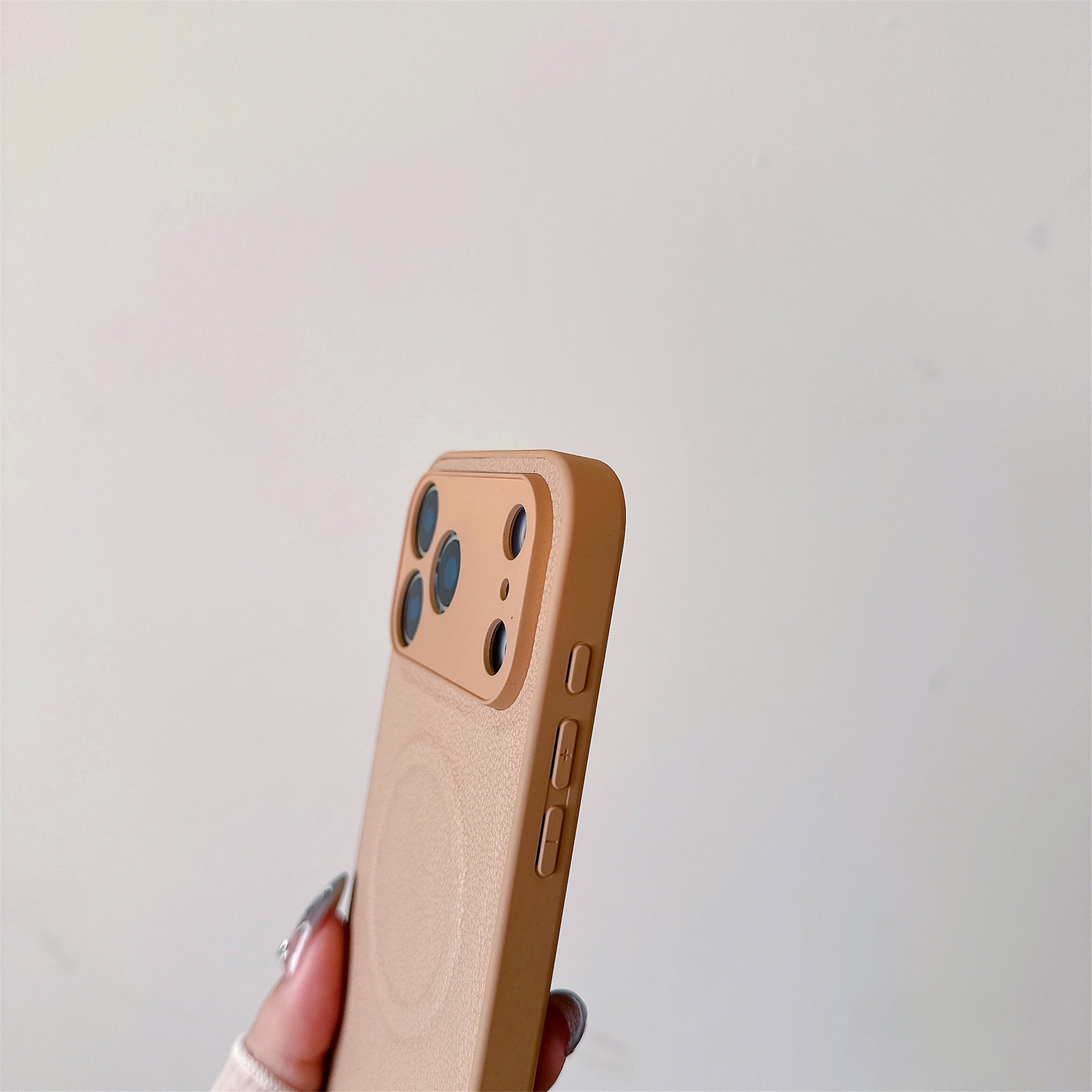 PU Leather Compatible with Magsafe Case for iPhone