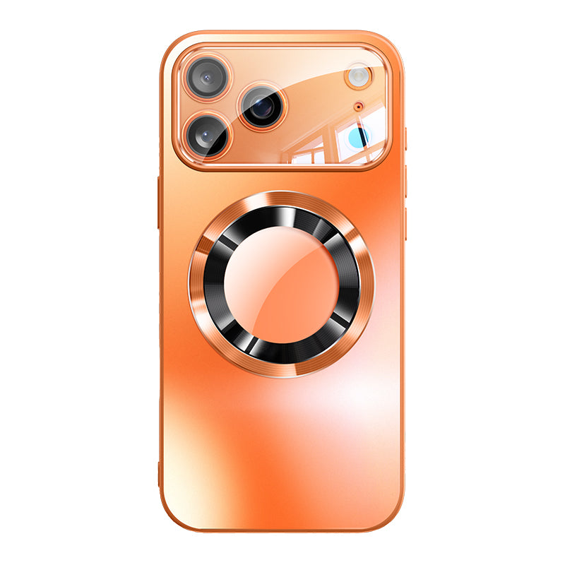 Camera Lens Protector Logo View Case for iPhone,Compatible with MagSafe