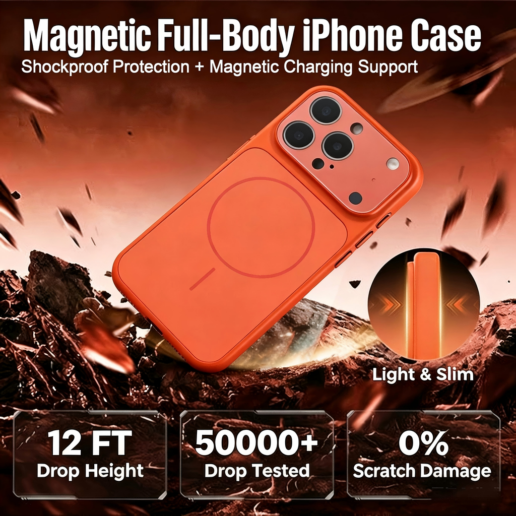 Matte Ultra Slim Case for iPhone,Compatible with MagSafe,Camera Lens Protector