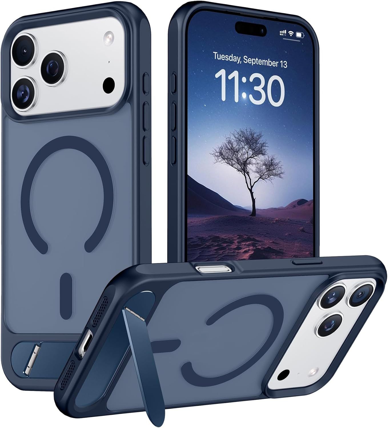 Translucent Matte Compatible with MagSafe Case for iPhone