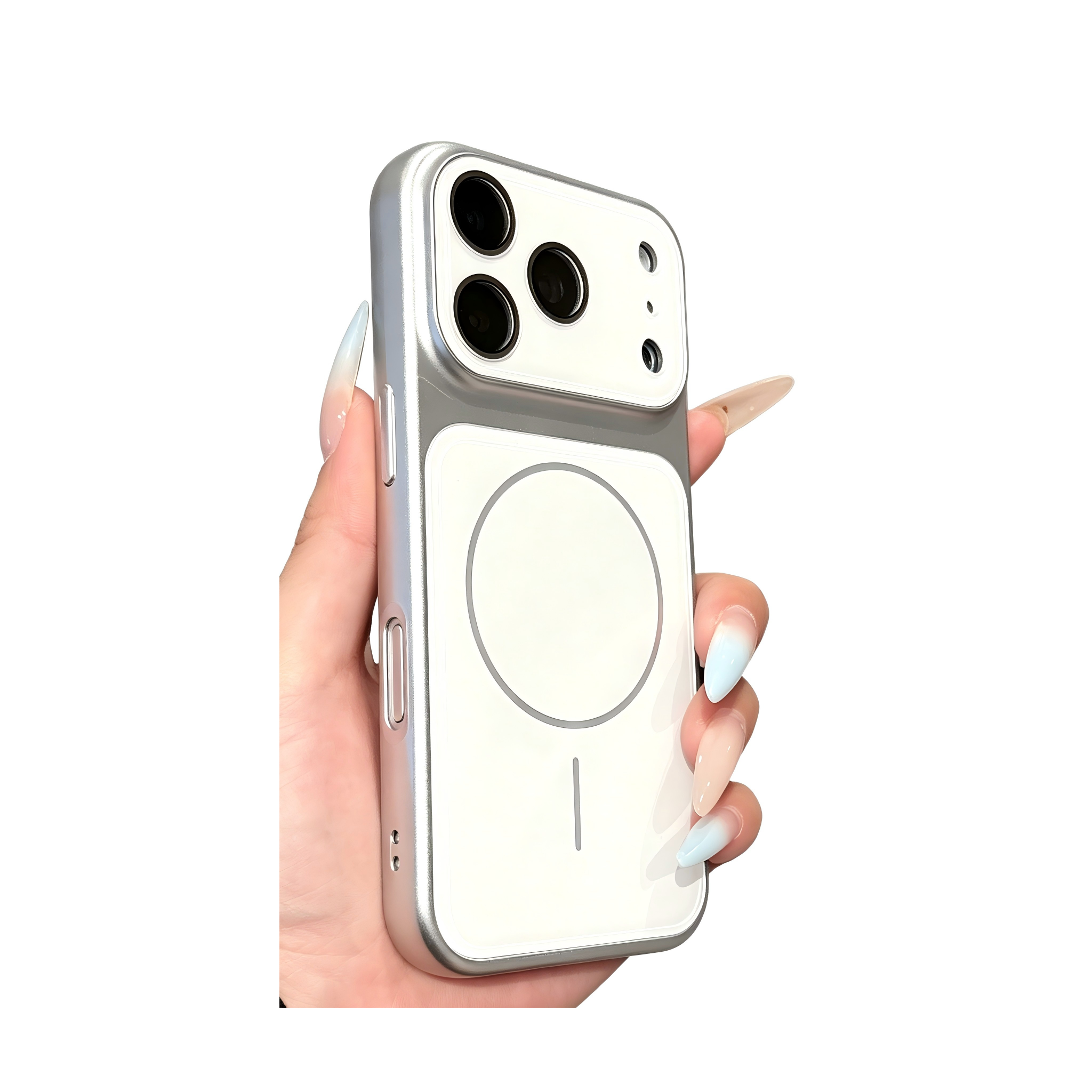 Matte Frame Compatible with MagSafe Case for iPhone