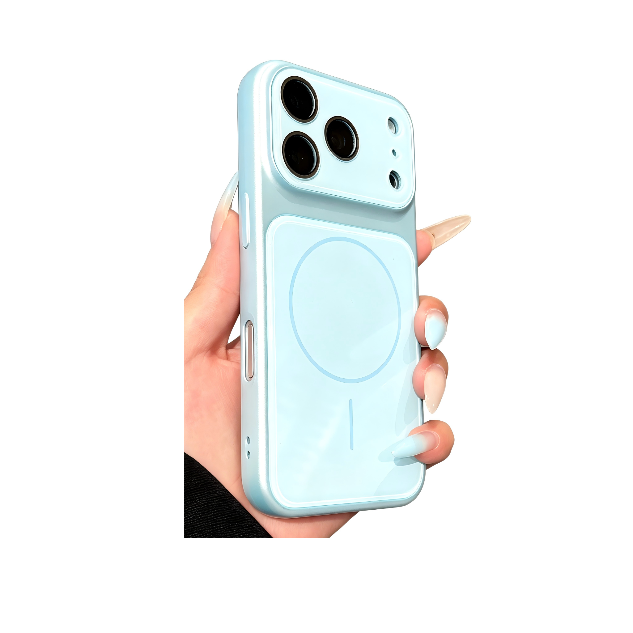 Matte Frame Compatible with MagSafe Case for iPhone