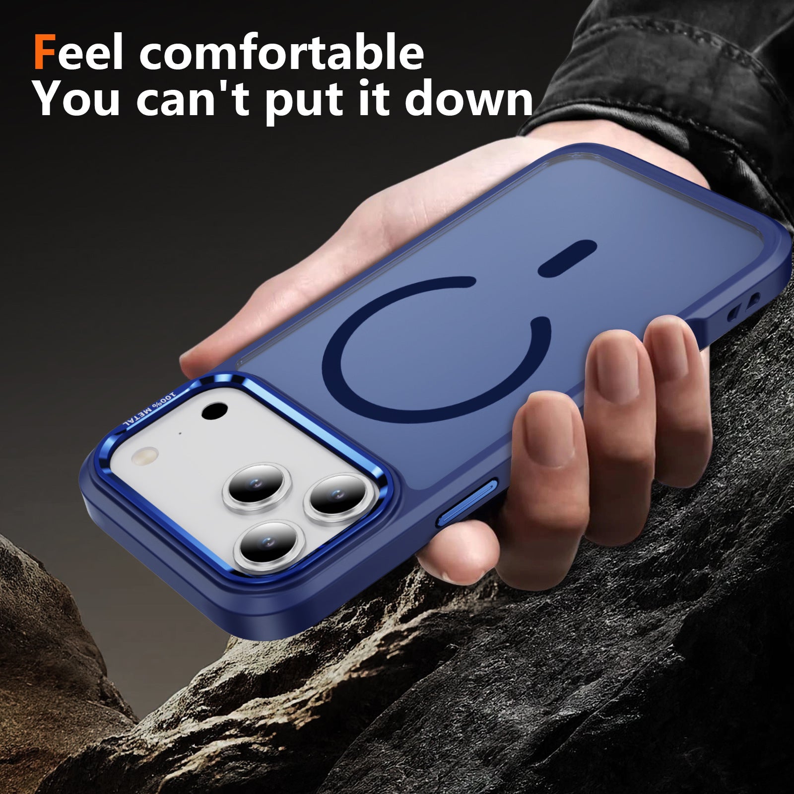 Translucent Matte Compatible with MagSafe Case for iPhone