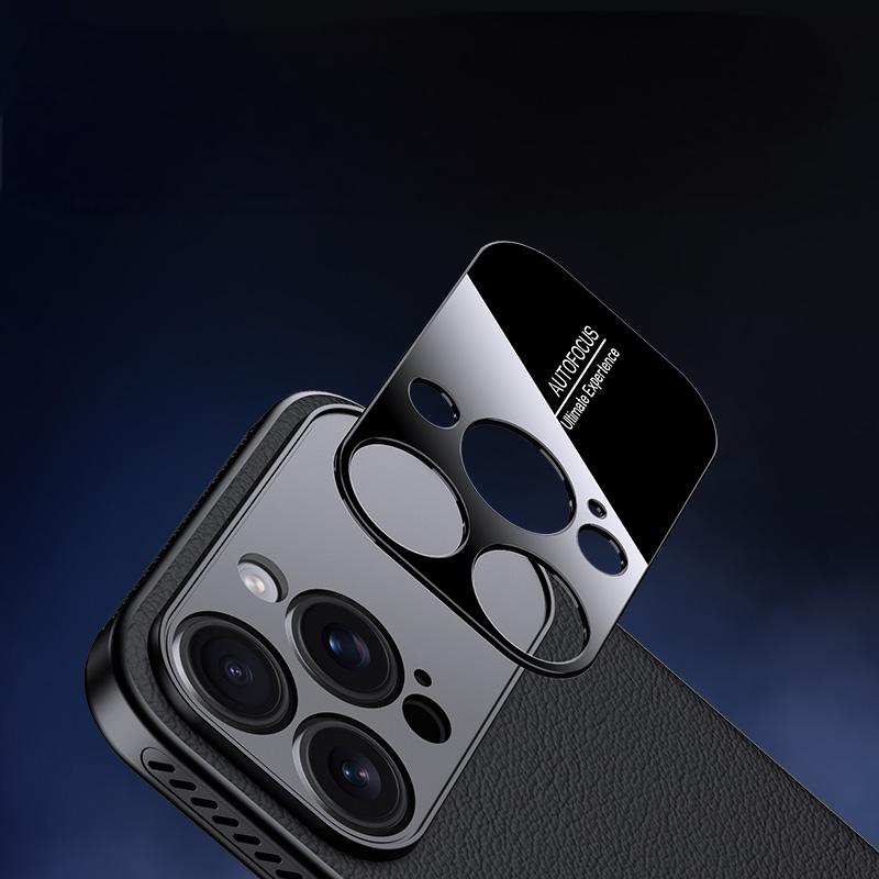 Leather Texture Case for iPhone,Breathable Bumper with Efficient Heat Dissipation