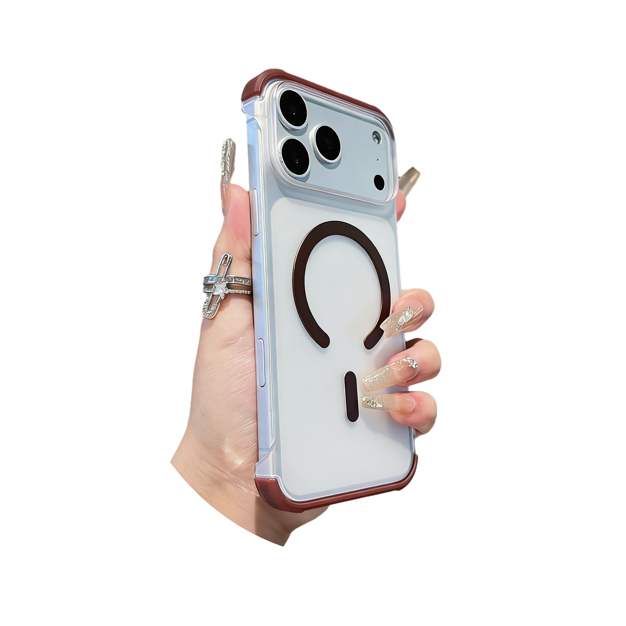 Frameless Compatible with Magsafe Case for iPhone