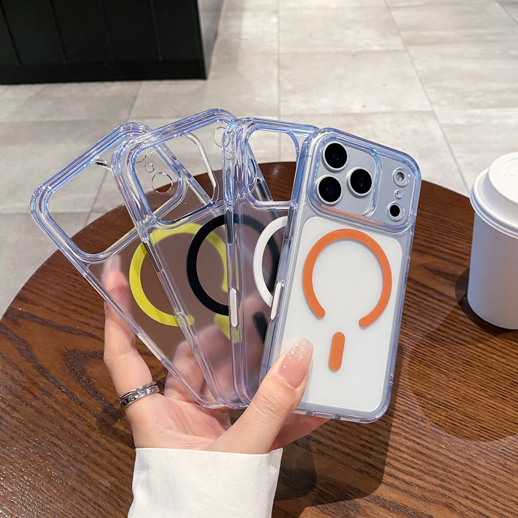 Transparent Compatible with MagSafe Case for iPhone