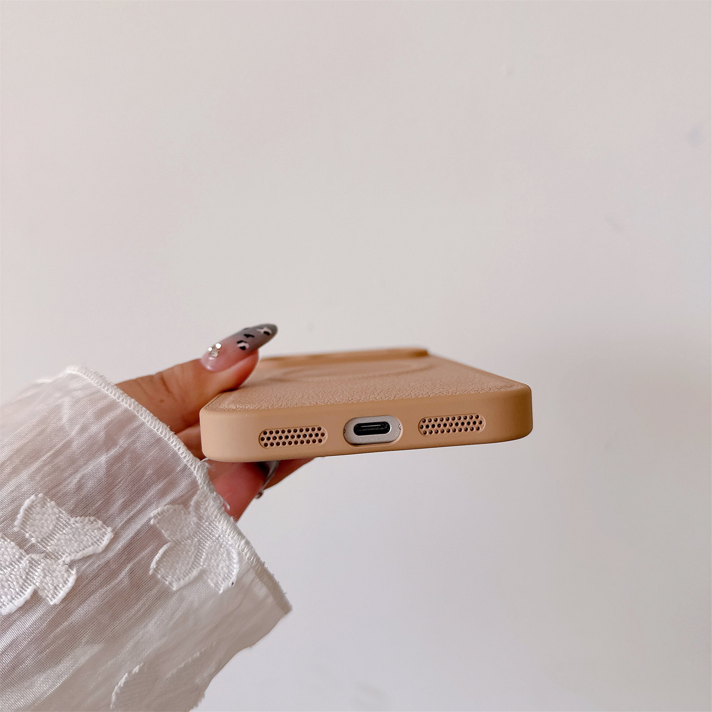 PU Leather Compatible with Magsafe Case for iPhone