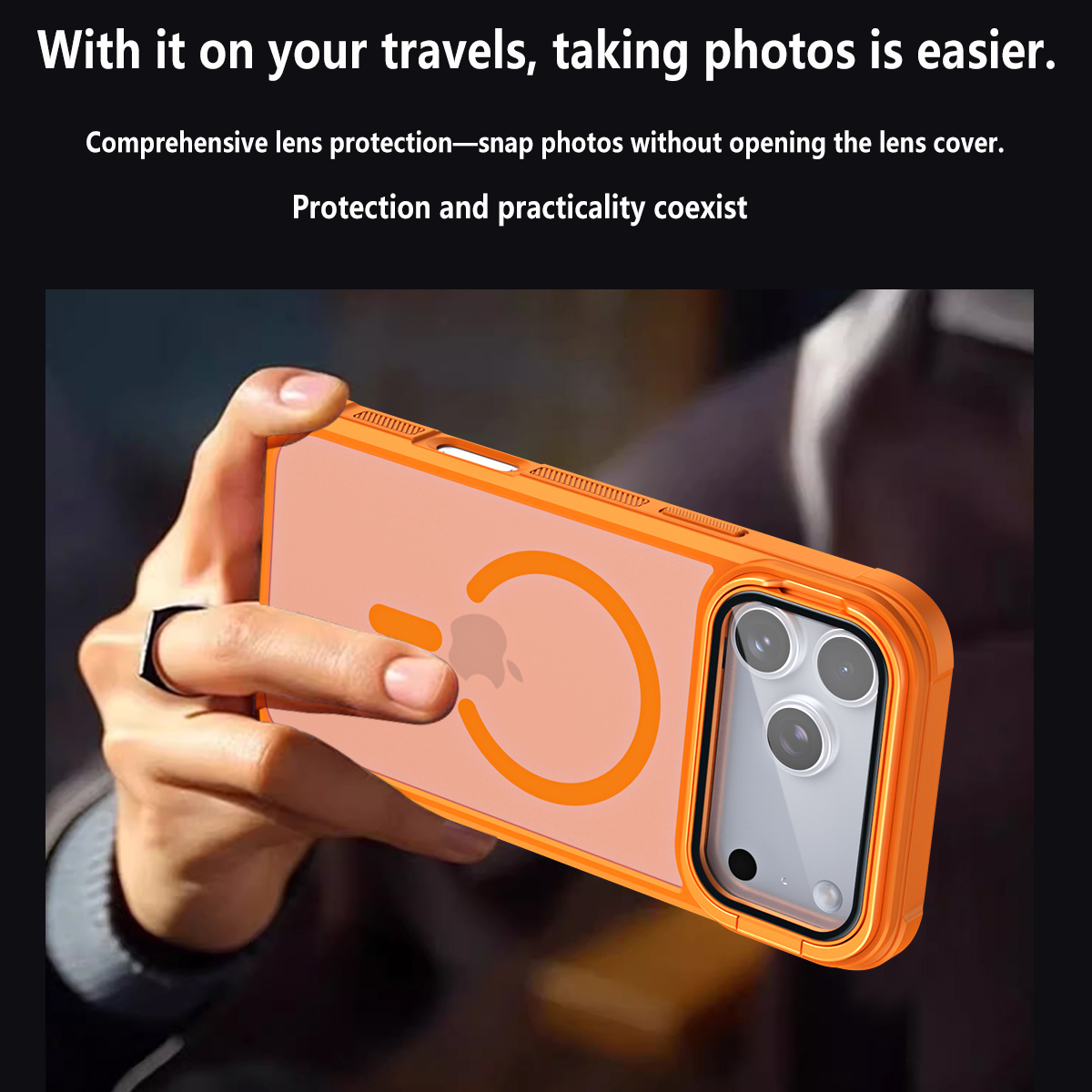 Camera Holder Kickstand Compatible with MagSafe Case for iPhone