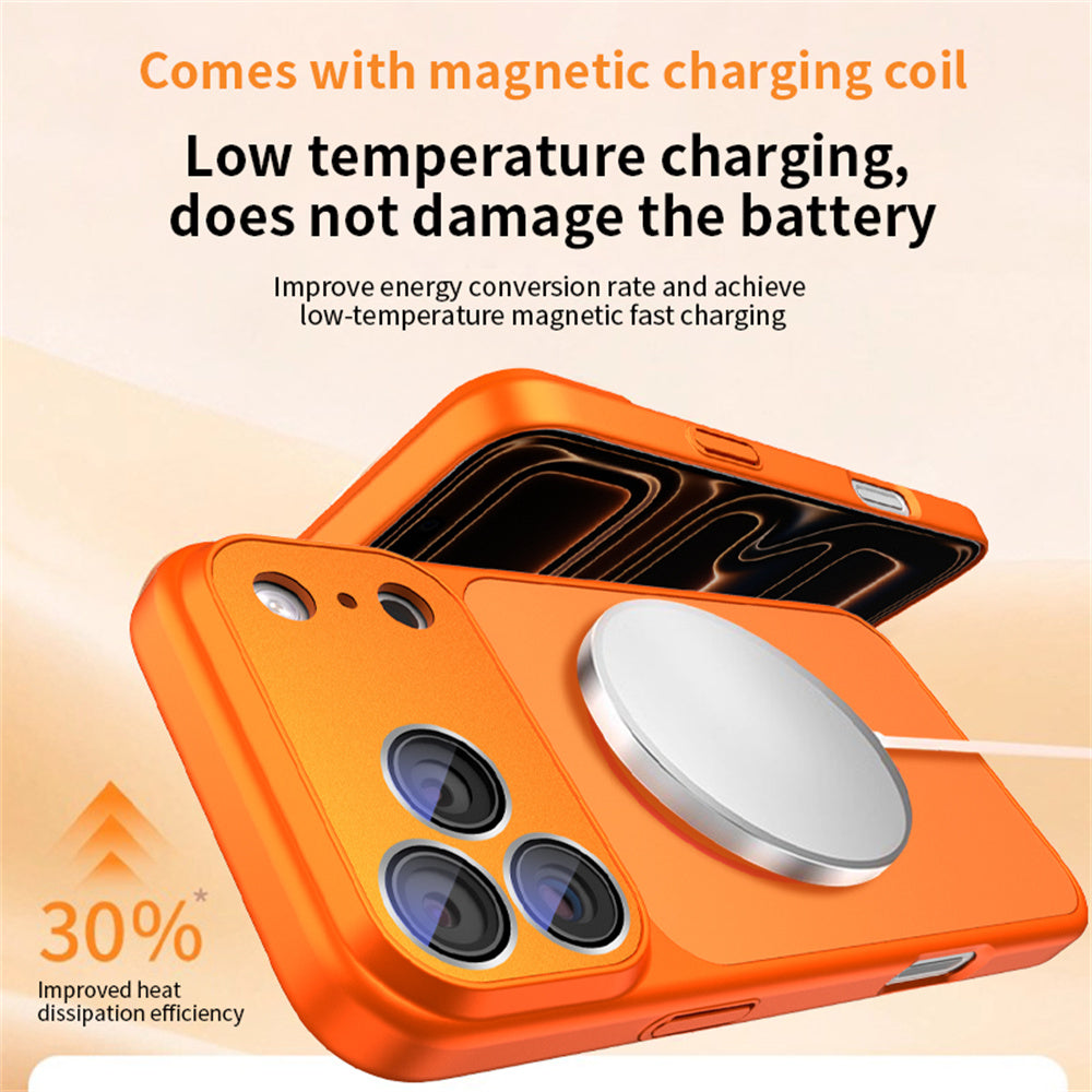 Matte Ultra Slim Case for iPhone,Compatible with MagSafe,Camera Lens Protector