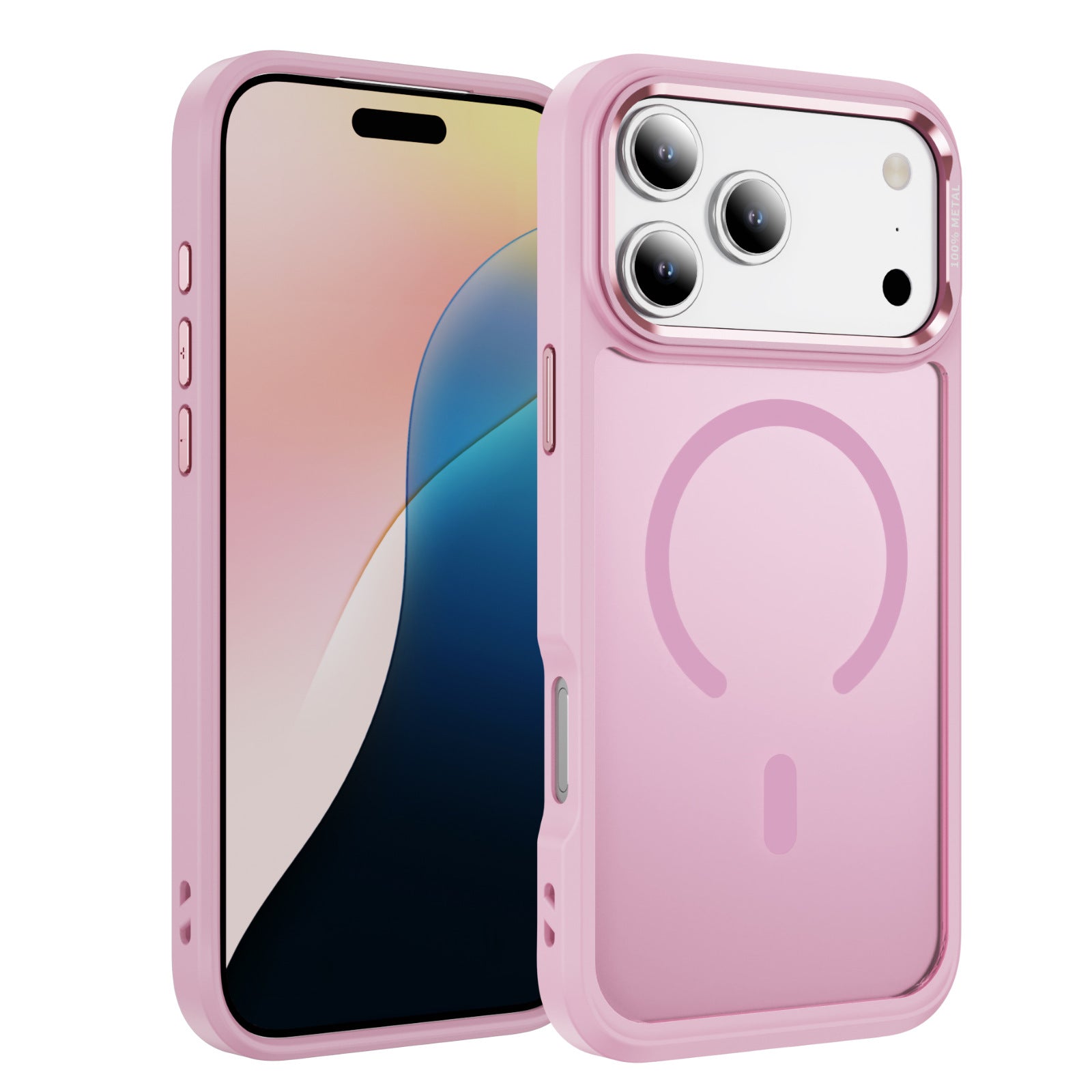 Translucent Matte Compatible with MagSafe Case for iPhone