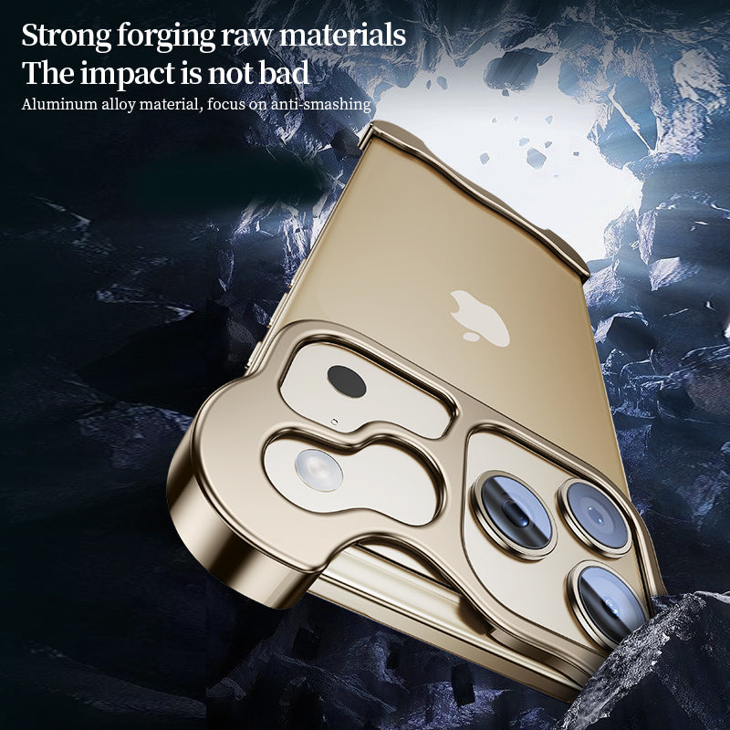 Minimal Metal Frameless Case for iPhone