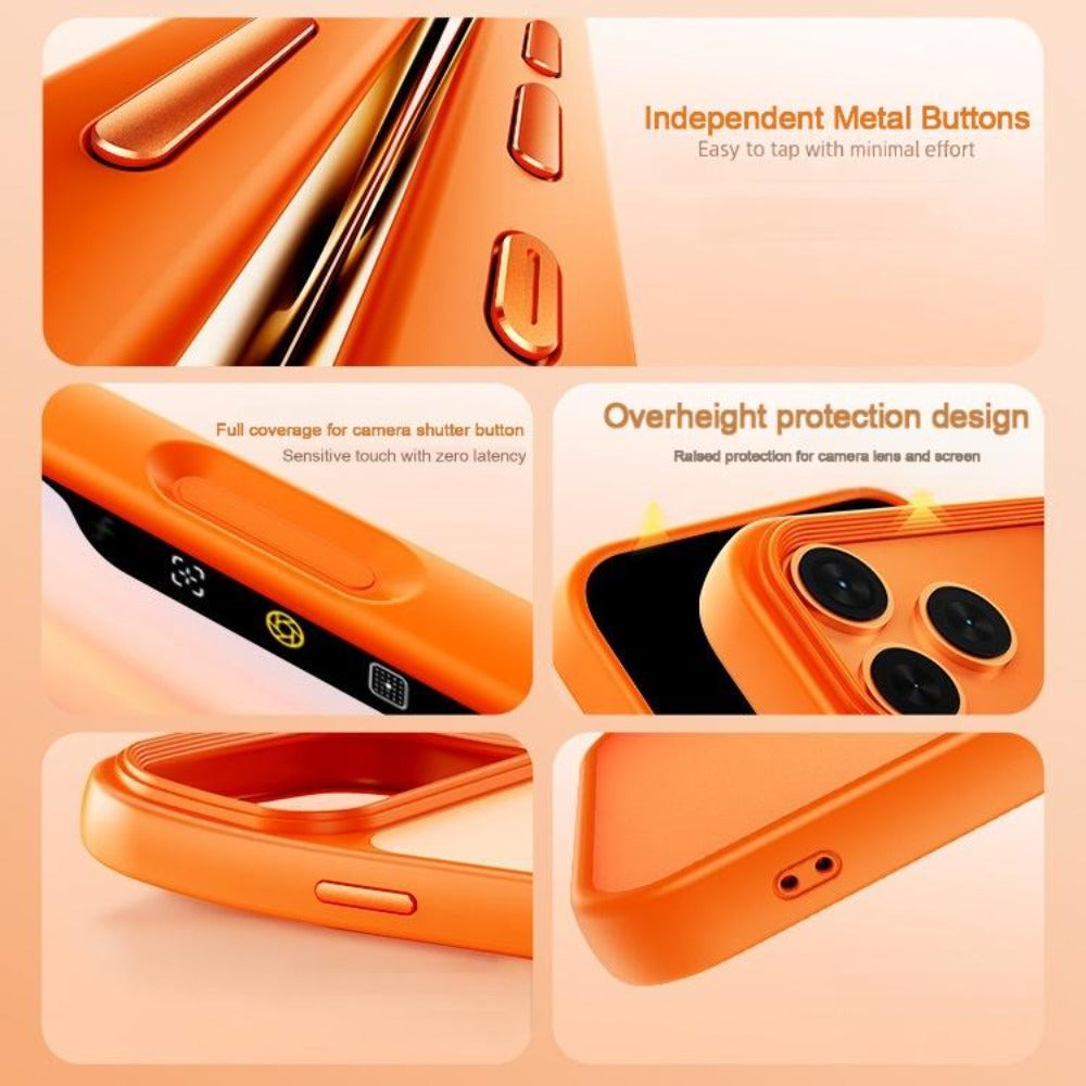 Bumper Translucent Matte Compatible with MagSafe Case for iPhone